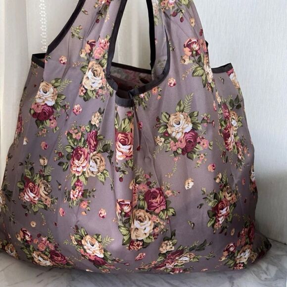 New Flower Print Reusable Bag - Picture 1 of 5